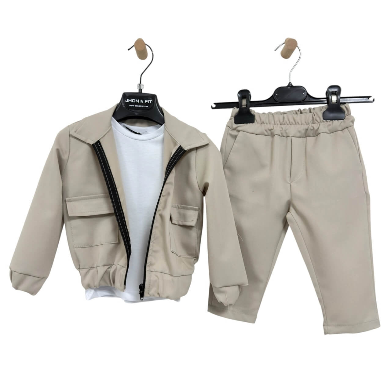 Completo 3 Pezzi Cotone neonato - Jhon Fit