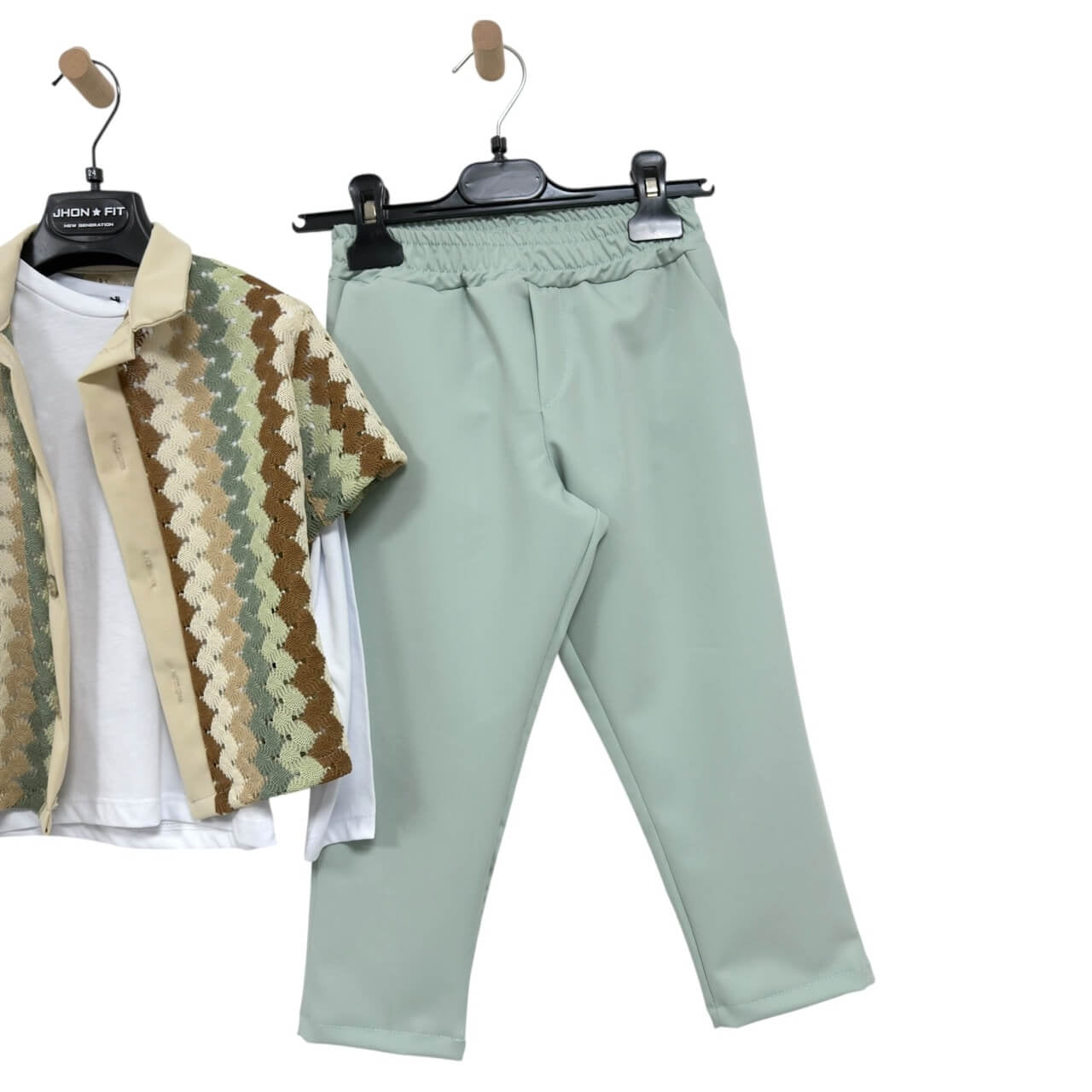 Completo 3 Pezzi Cotone neonato - Jhon Fit