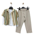 Completo 3 Pezzi Cotone neonato - Jhon Fit