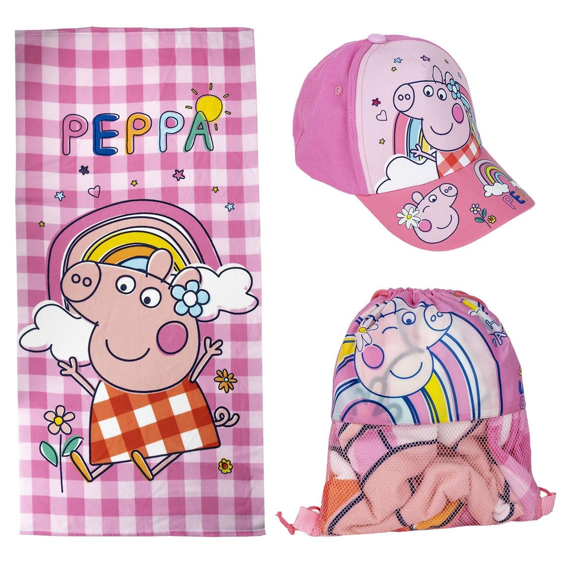 3 Pezzi Peppa Pig Set Mare e Set regalo