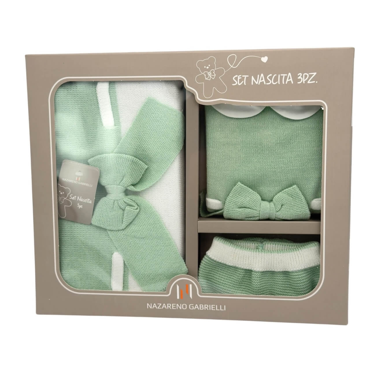 Set 3 Pezzi in Filo/Cotone Nazareno Gabrielli