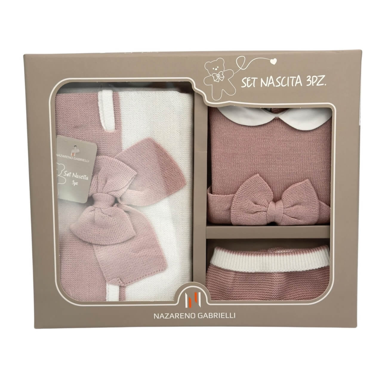 Set 3 Pezzi in Filo/Cotone Nazareno Gabrielli