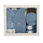 Set Golfino+Scarpette+Cappello in Cotone 0/6 Mesi