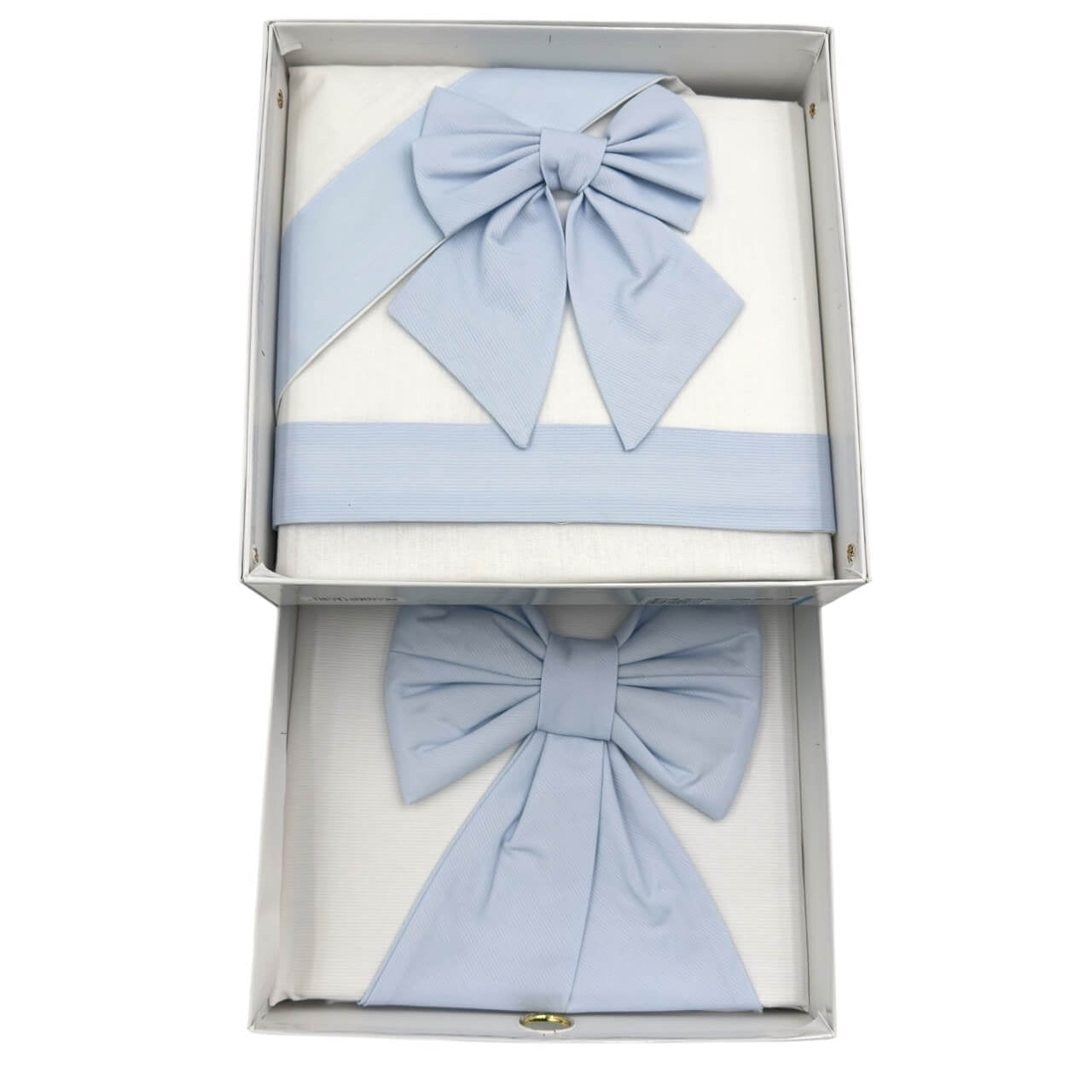 Completo Lenzuola Fiocco + Copertina Cotone Lettino