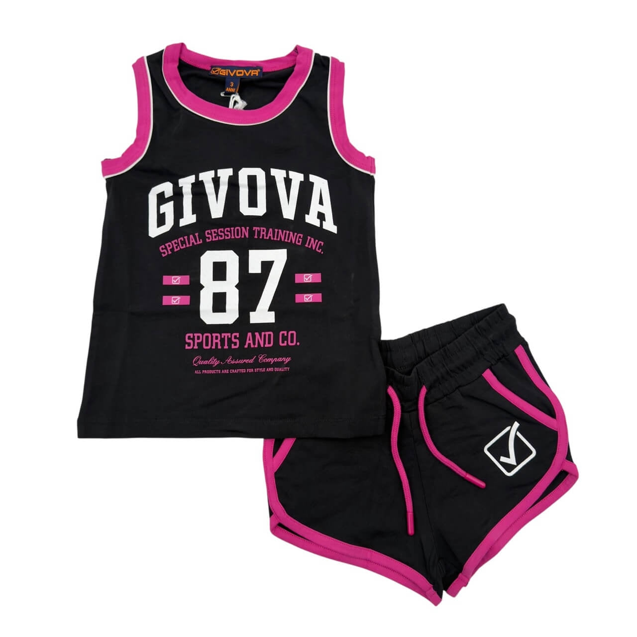 Completo Canotta Ragazza Givova