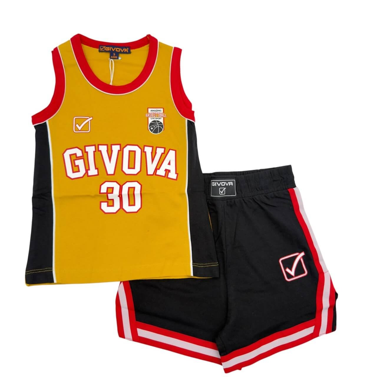 Completo Canotta Ragazzo Givova