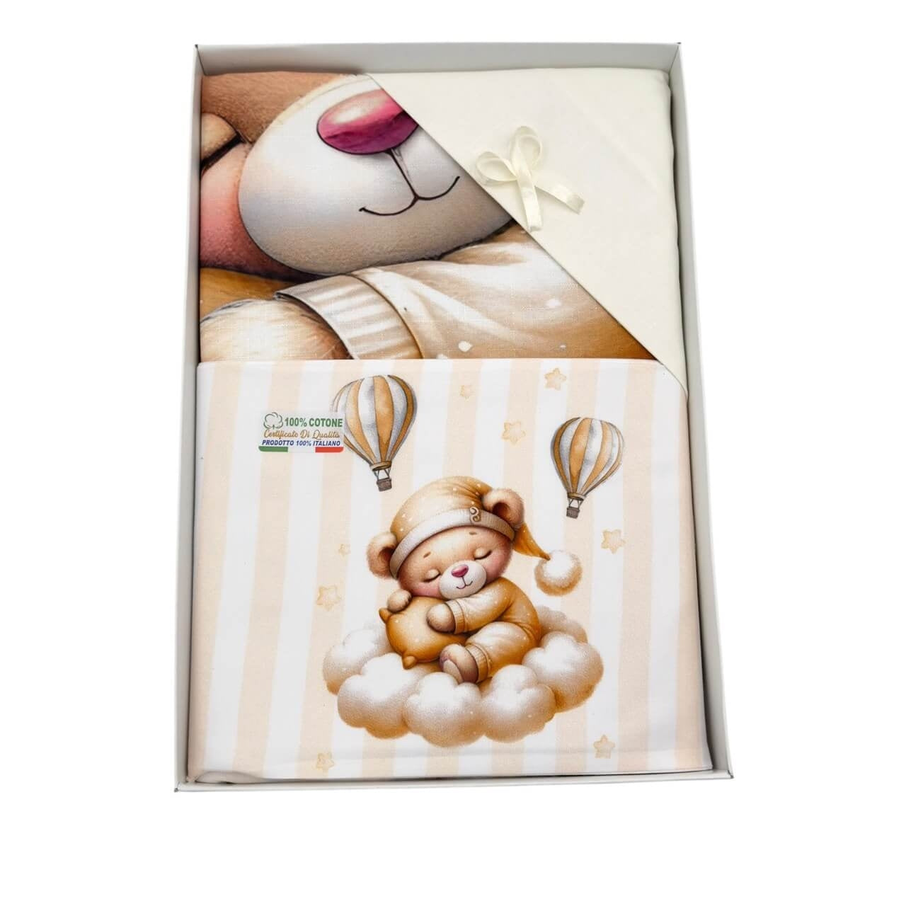 Completo Digitale Lenzuola + Copertina Cotone Lettino