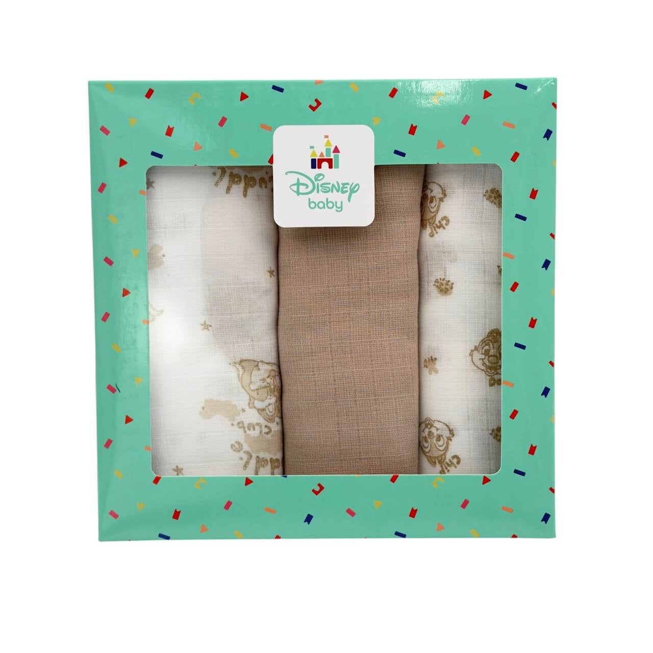 3 Pannetti Mussole Cip e Ciop Disney