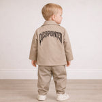 Completo 3 Pezzi Cotone neonato - Retro Stampato
