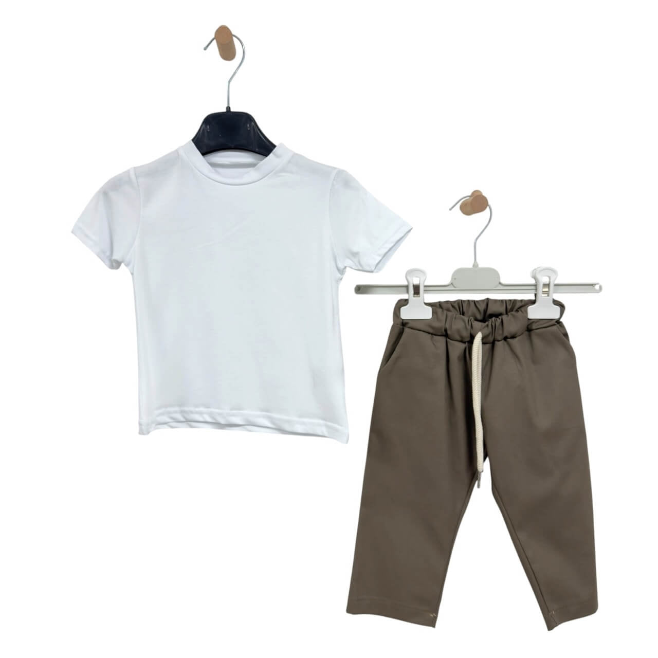 Completo 3 Pezzi Cotone neonato - Retro Stampato