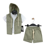 Completo 3 Pezzi Cotone neonato