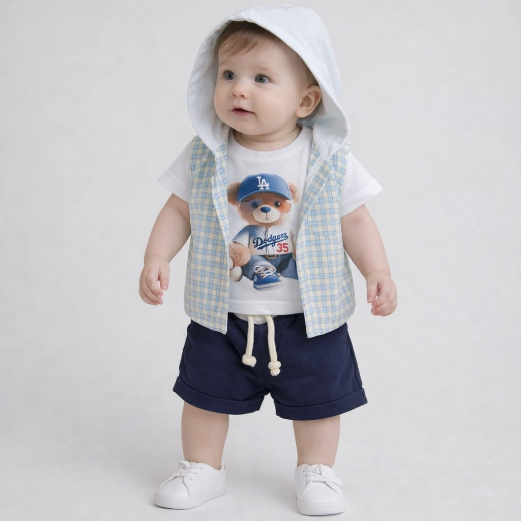 Completo 3 Pezzi Cotone enfant