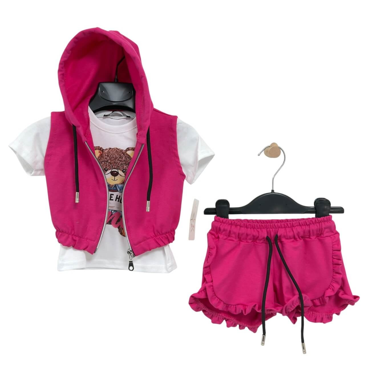 Completo Bimba 3 Pezzi Cotone