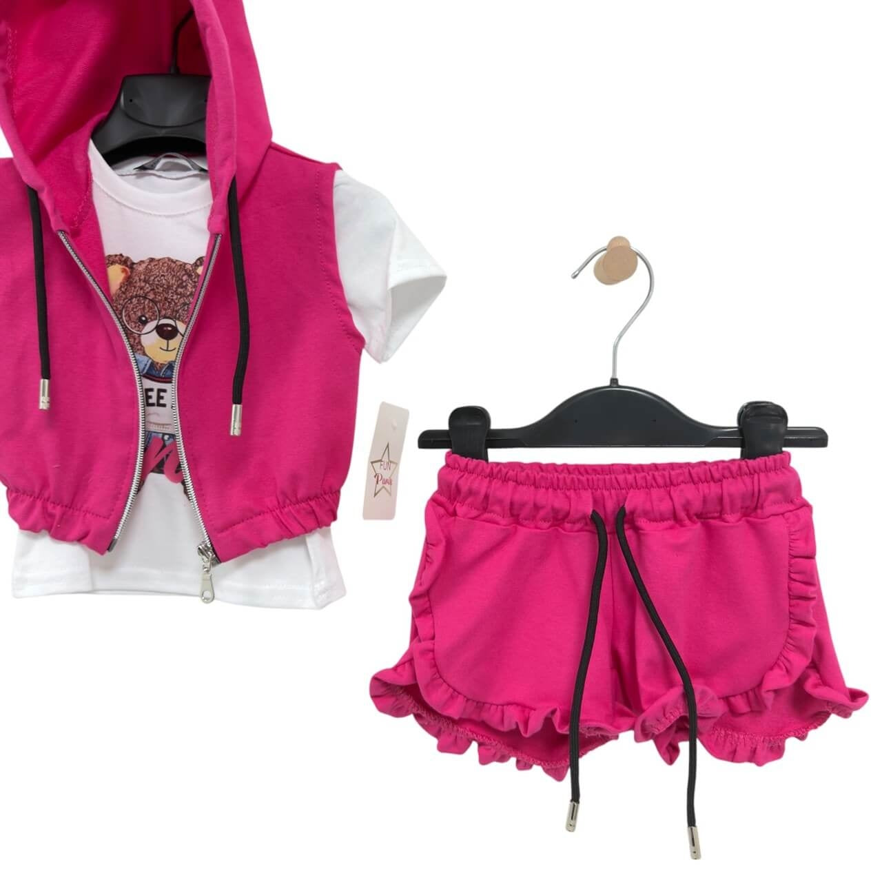 Completo Bimba 3 Pezzi Cotone