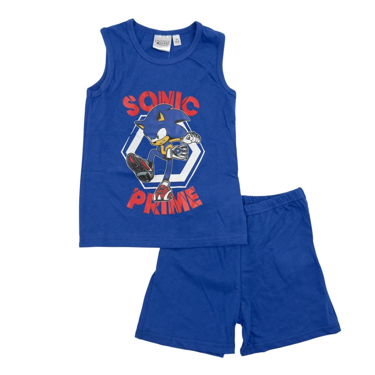 Completo Corto in Cotone Sonic
