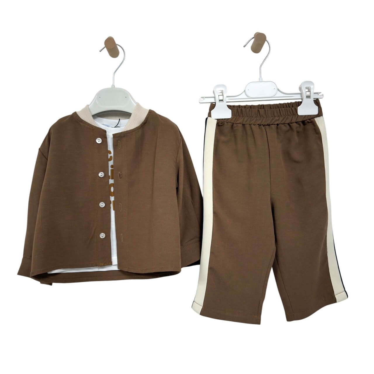 Completo Cotone 3 Pezzi Neonato
