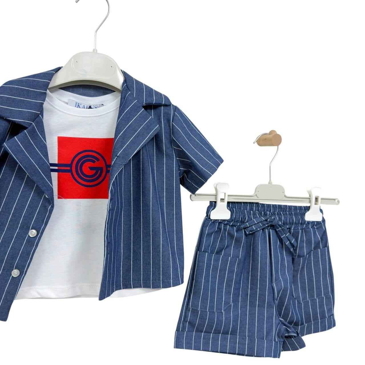 Completo 3 Pezzi Cotone Bimbo