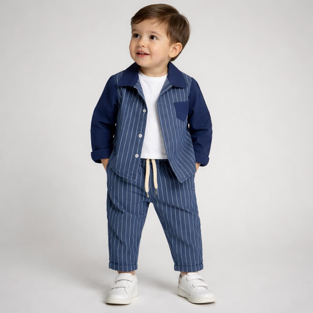 Completo 3 Pezzi Cotone neonato