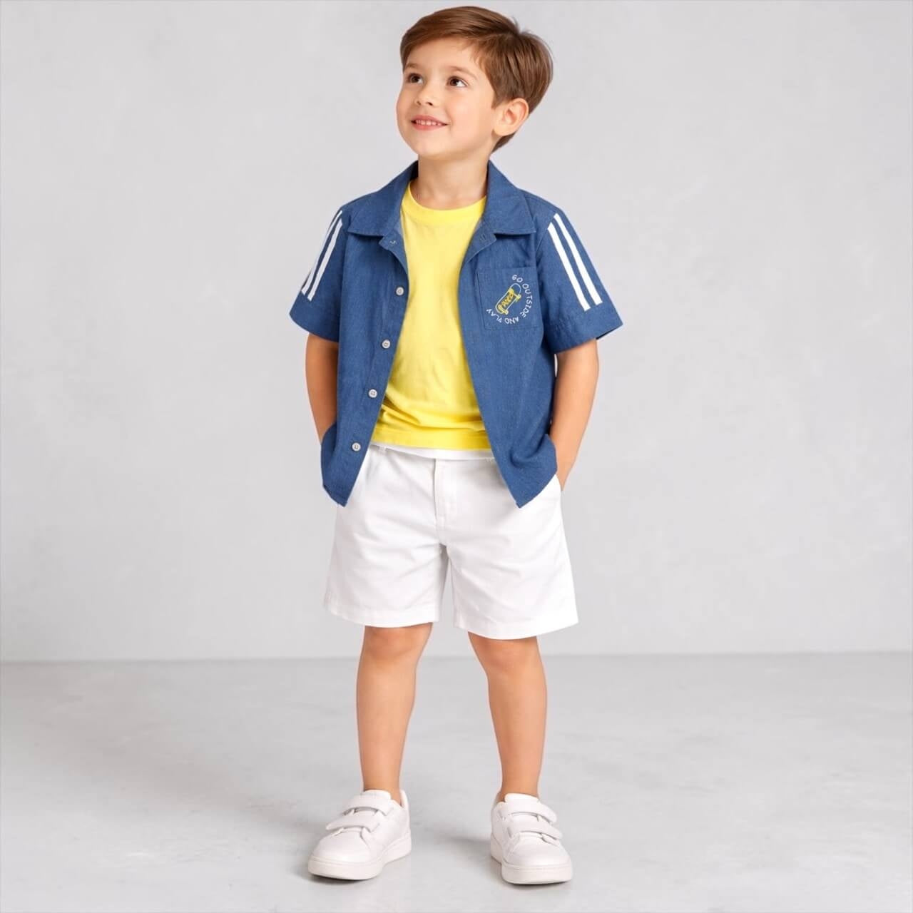 Completo 3 Pezzi Cotone Bimbo