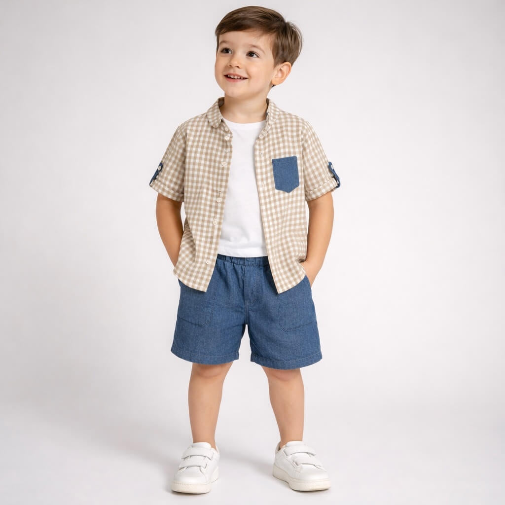 Completo 3 Pezzi Cotone Bimbo