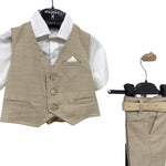 Completo in Lino con Gilet Bimbo