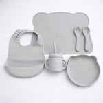 Set Pappa da 5 Pezzi in Silicone