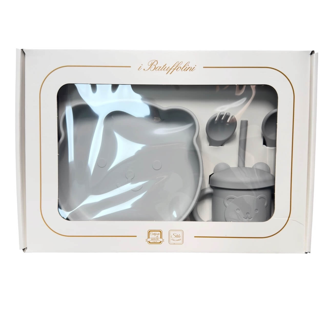 Set Pappa da 5 Pezzi in Silicone