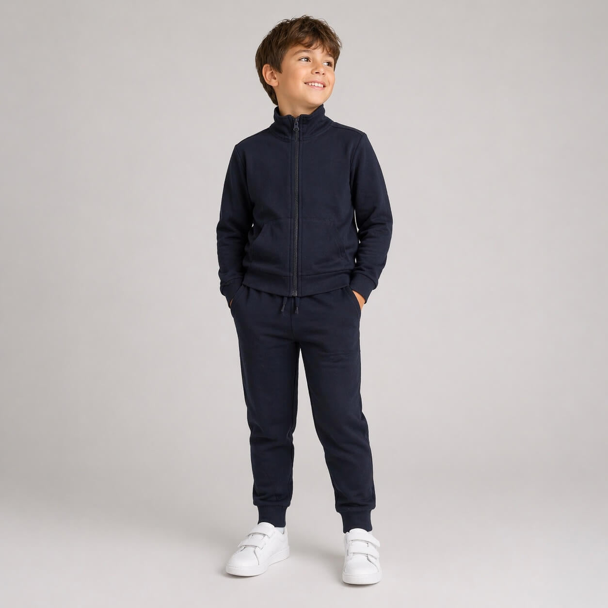 Tuta Blu Cotone Scolastica