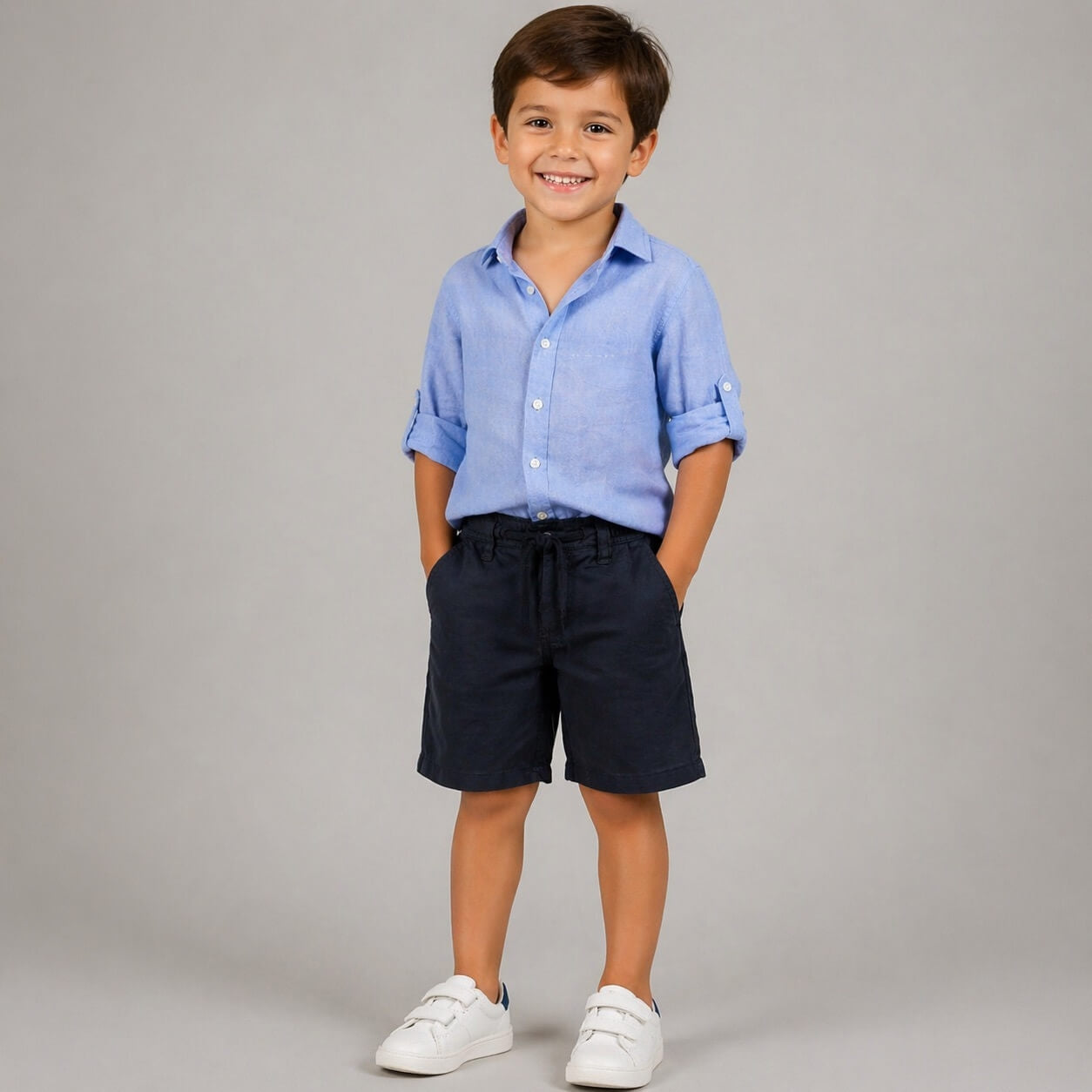 Bermuda in Cotone Neonato