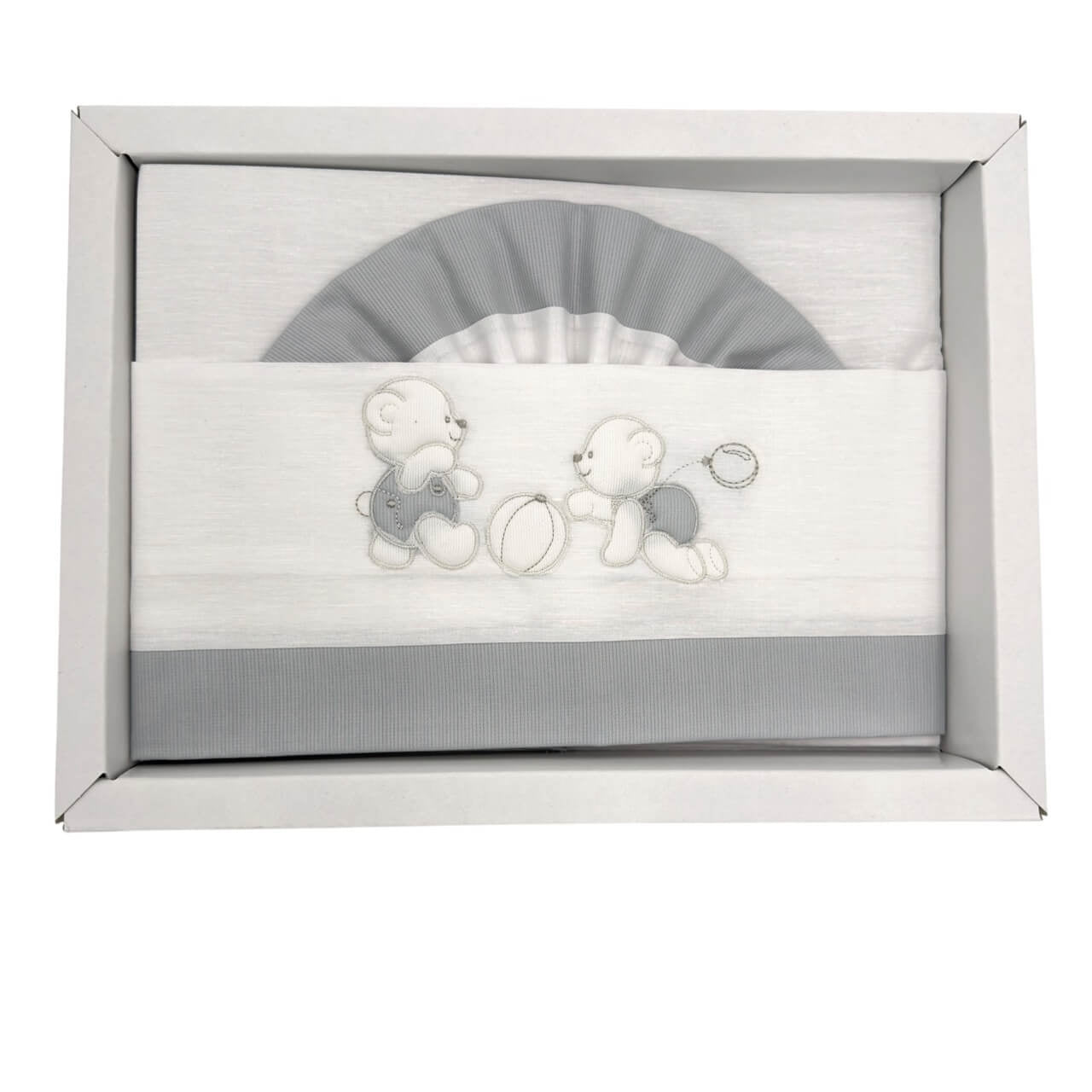 Completo Culla/Lettino Pastello 100% Cotone