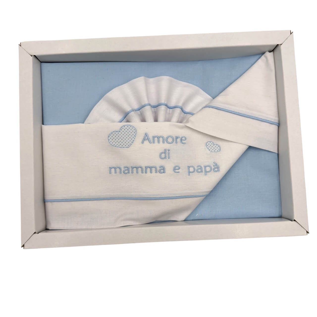 Completo Culla/Lettino Pastello 100% Cotone