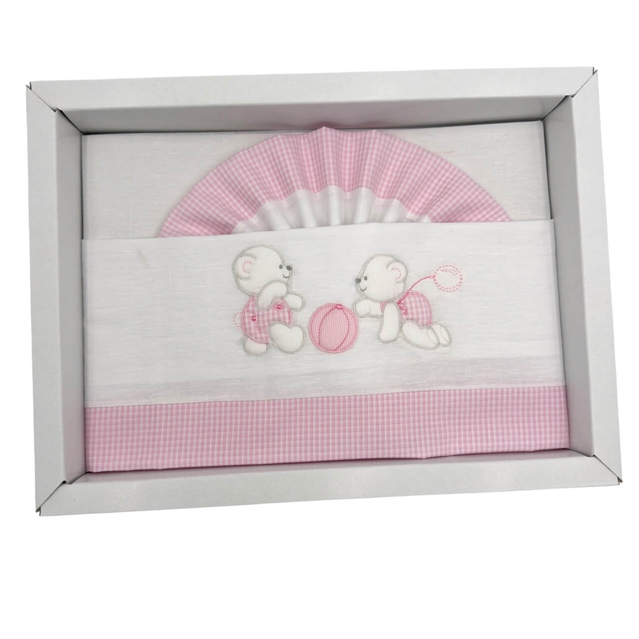 Completo Carrozzina Pastello 100% Cotone