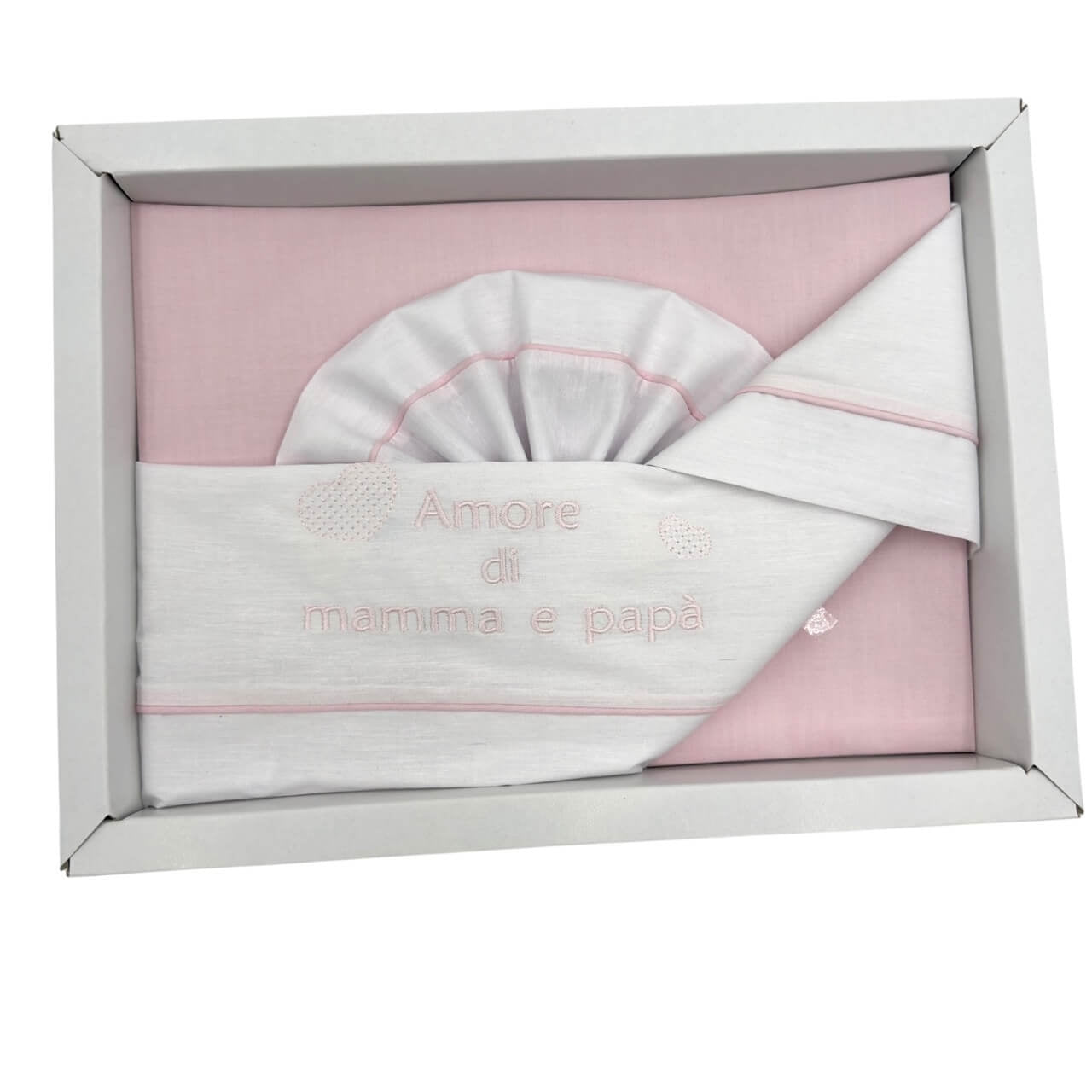 Completo Carrozzina Pastello 100% Cotone