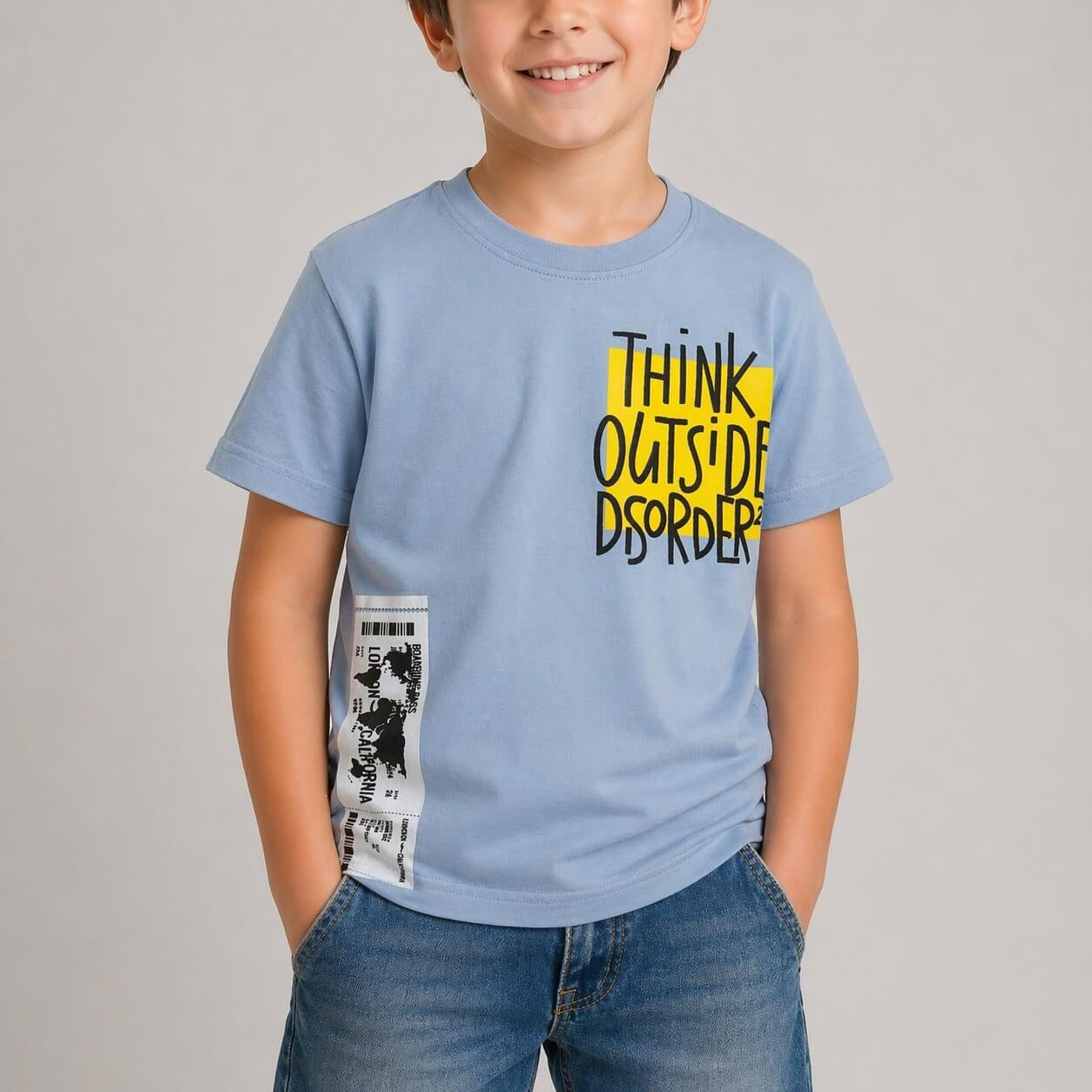 T-Shirt Bimbo Stampata