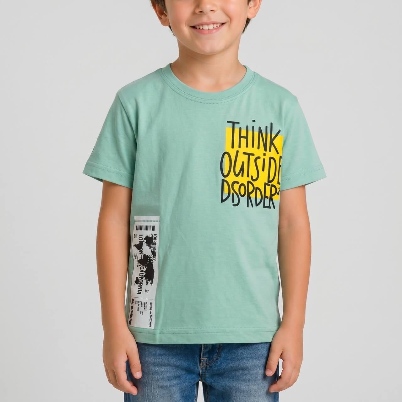 T-Shirt Bimbo Stampata