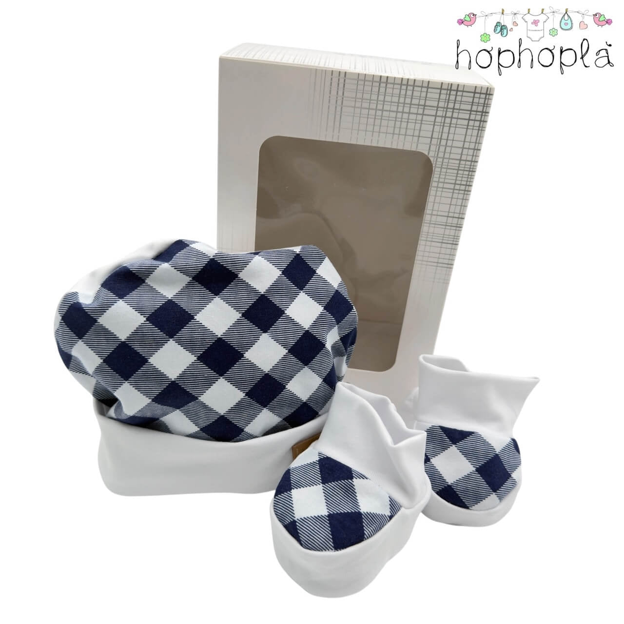 Set Cappello + Scarpe in Cotone HopHoplà Jack
