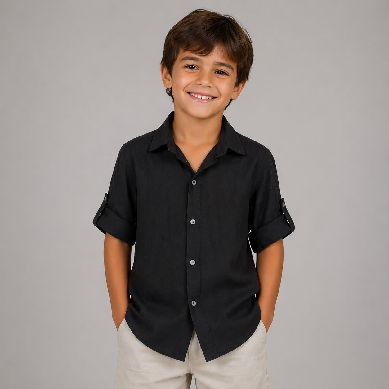 Camicia in Lino Bimbo