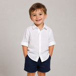 Camicia in Lino Neonato