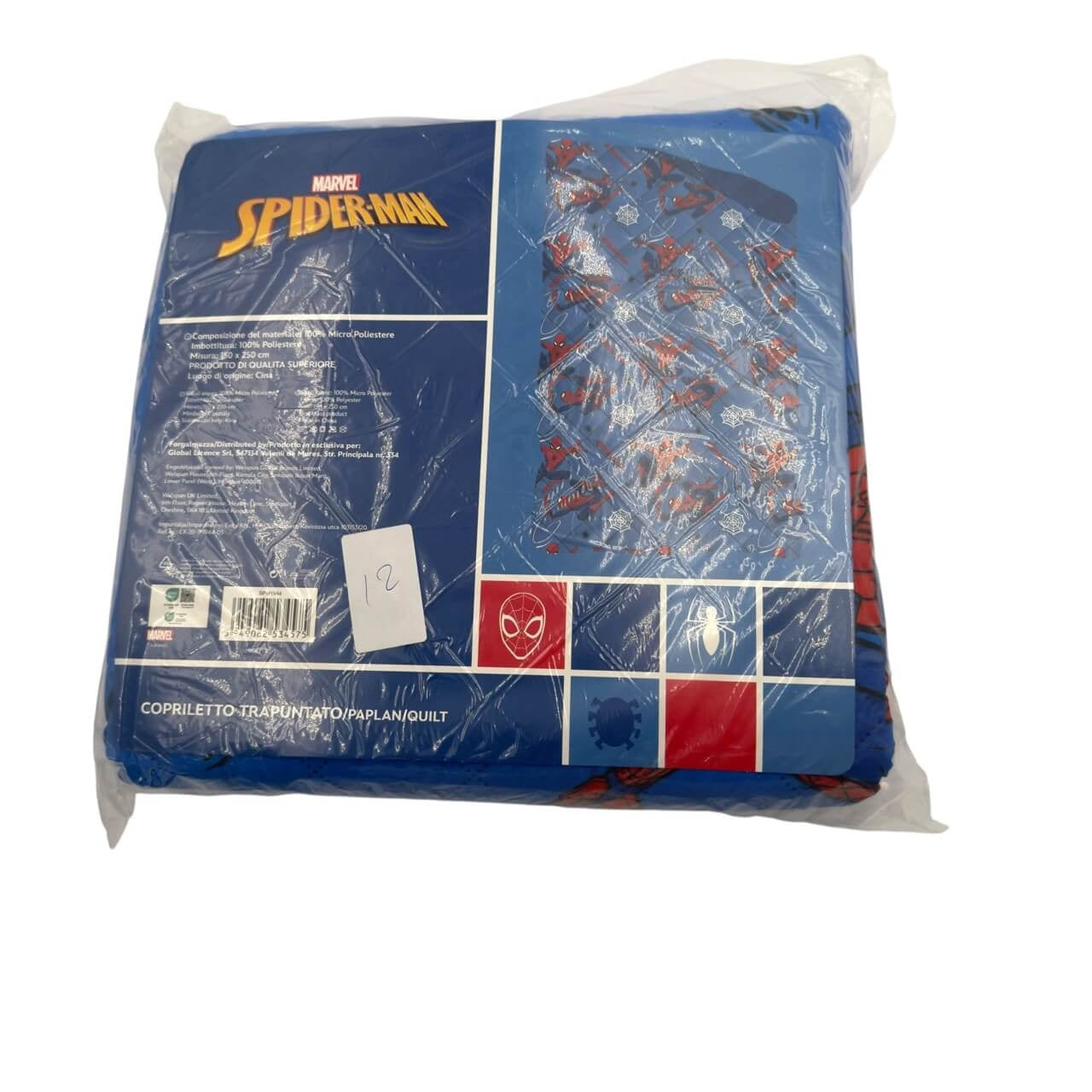 Trapunta Estiva Letto singolo Spider Man