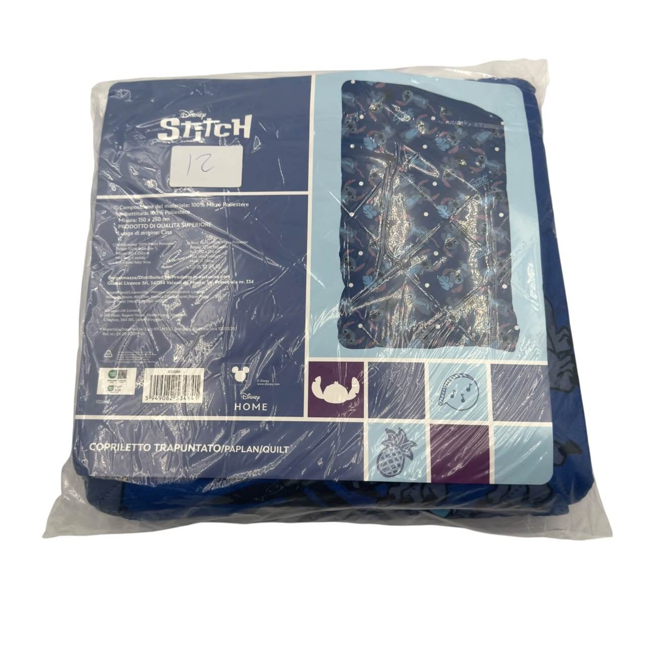 Trapunta Estiva Letto singolo Stitch