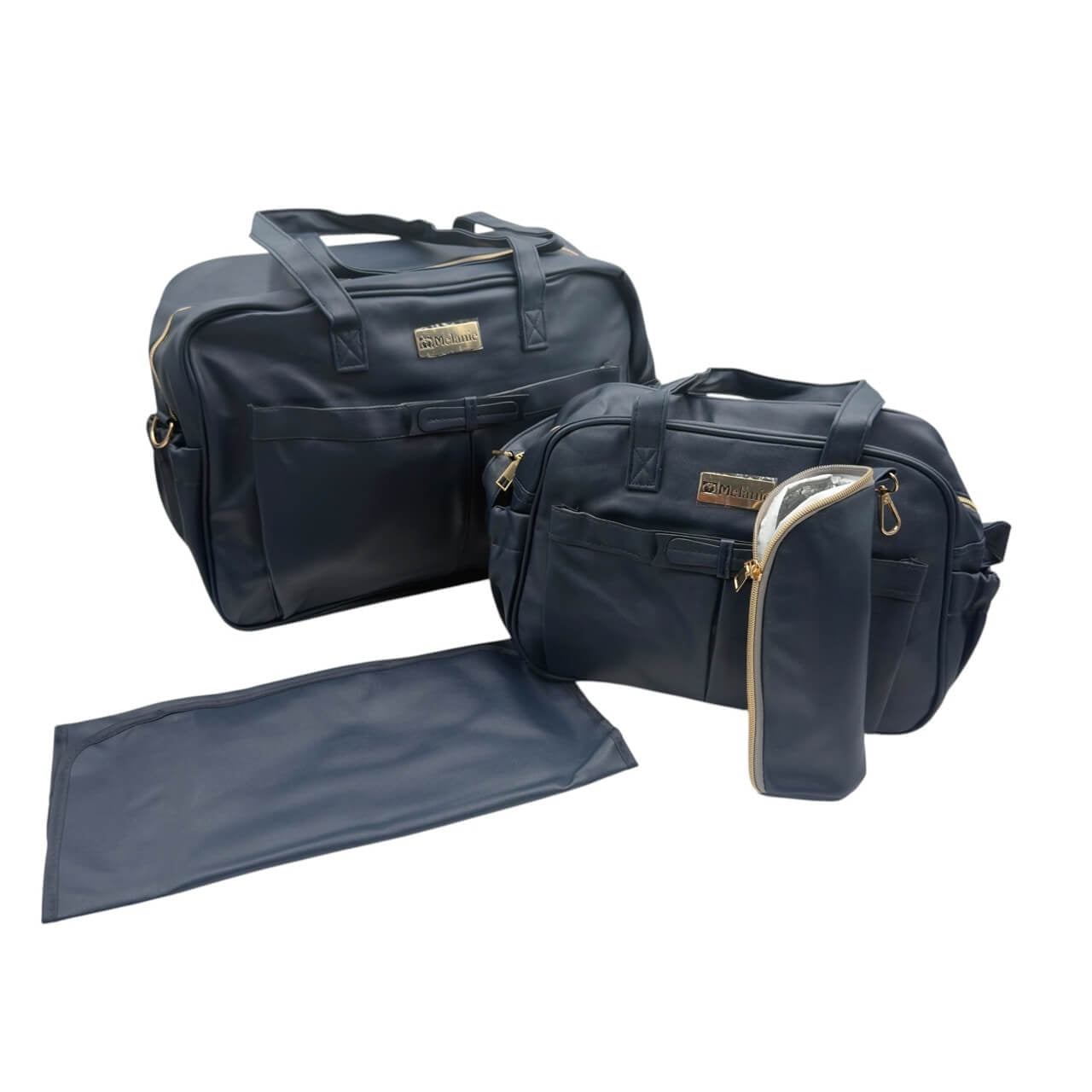 Set Borsone 4 Pezzi Nascita in Ecopelle