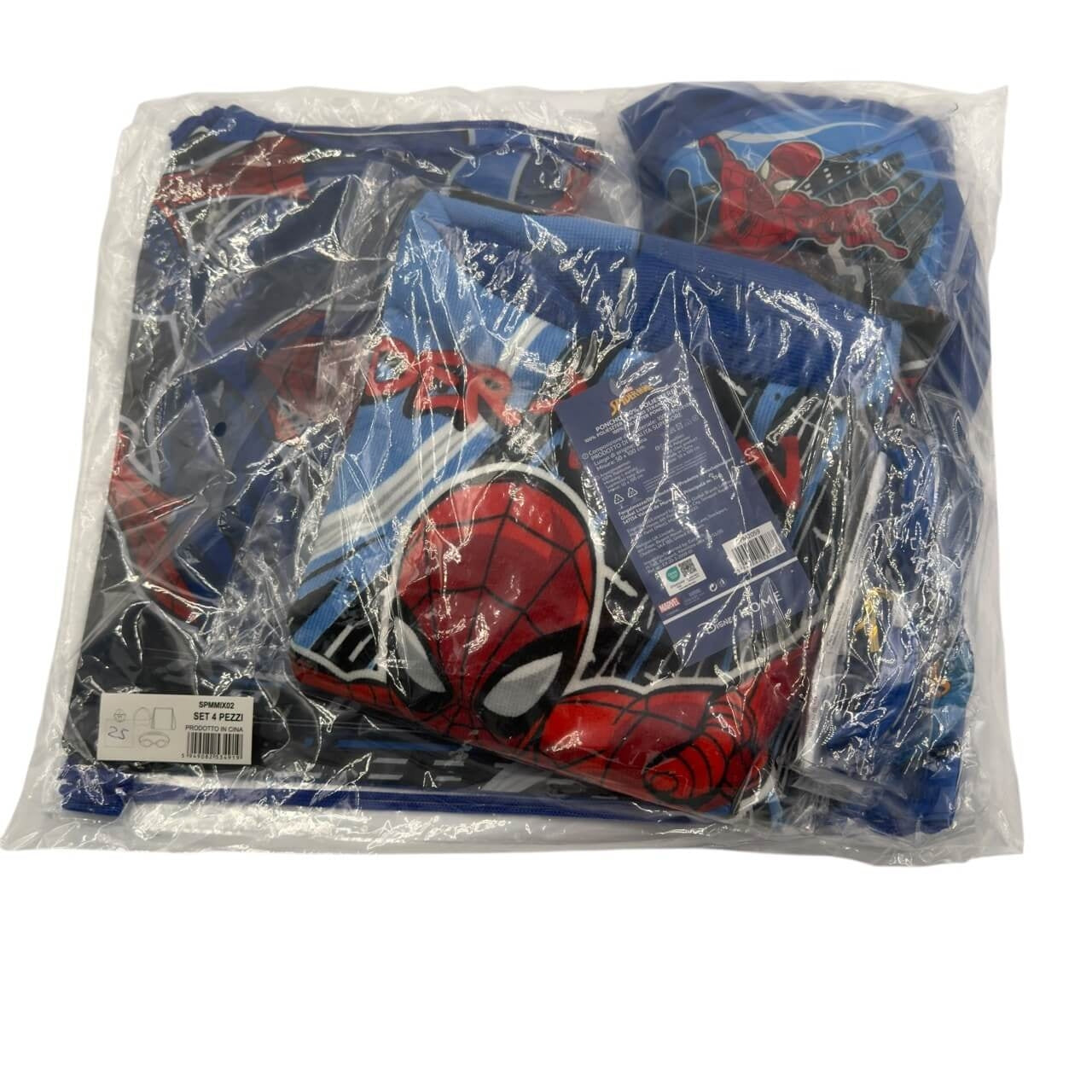 Set mare 4 pezzi di Spider-Man