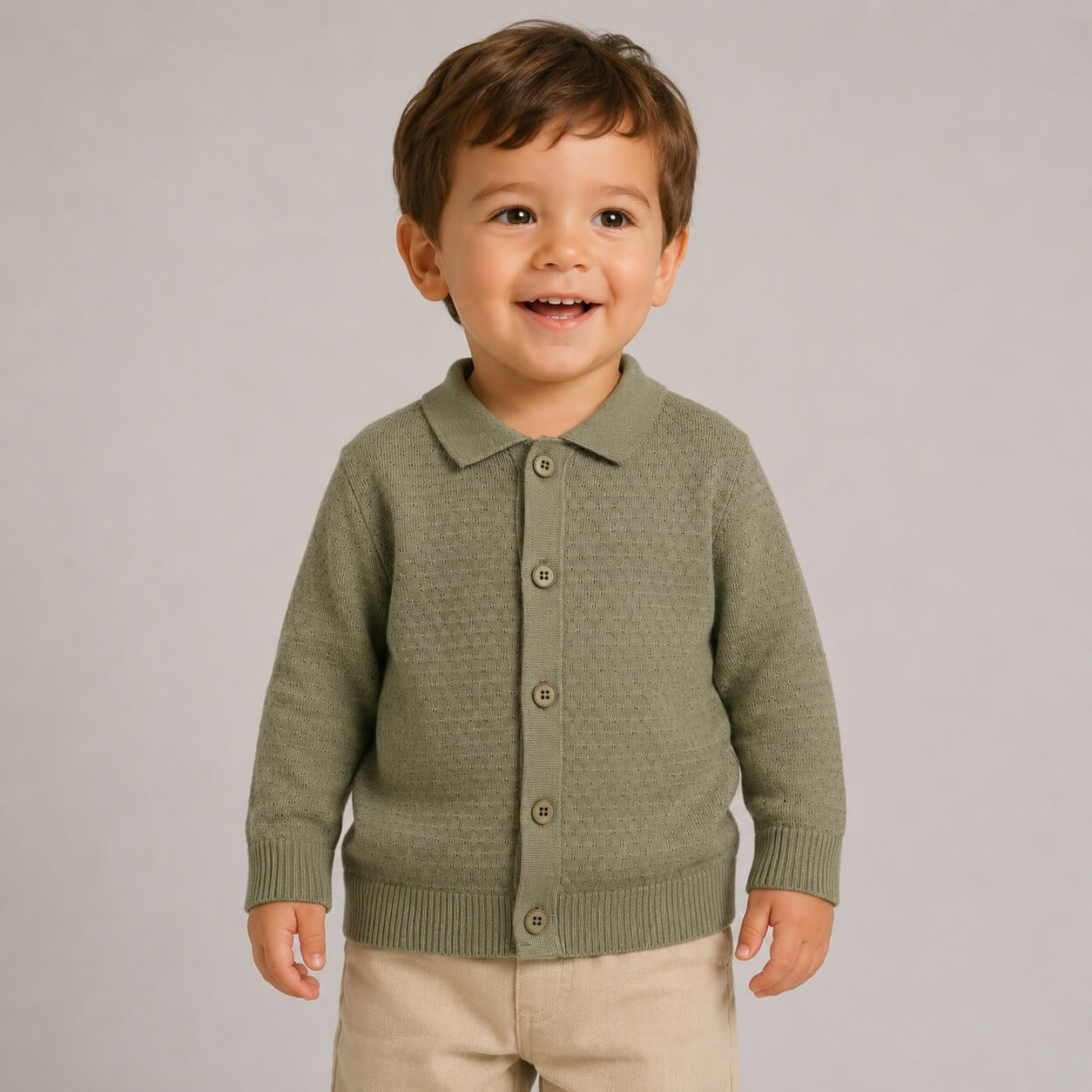 Cardigan in Filo Neonato - Granada