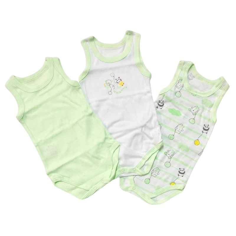 3 Body Canotta 100% Cotone Pastello