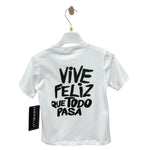 T-shirt retro Retro stampata Bimbo