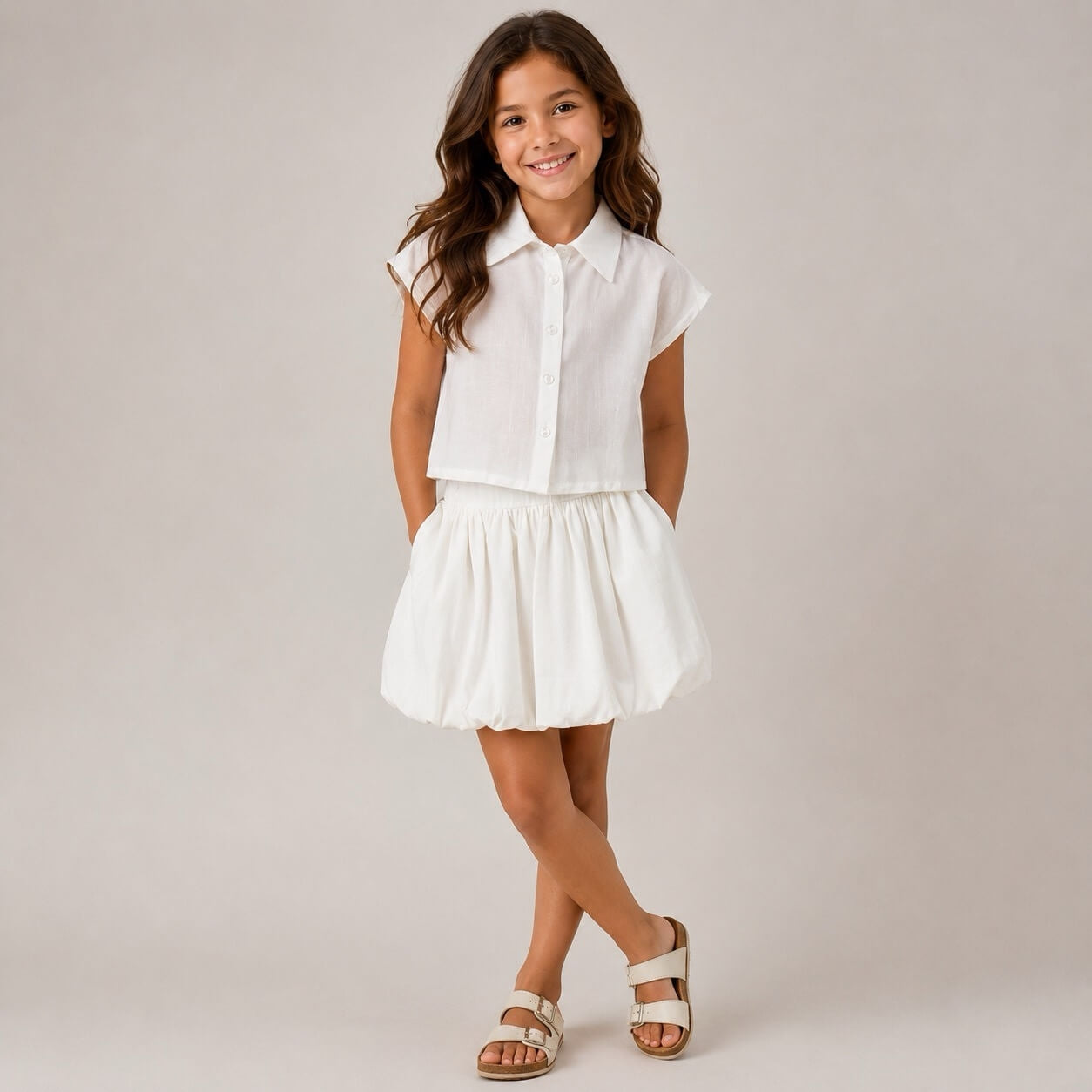 Completo Bimba In Lino