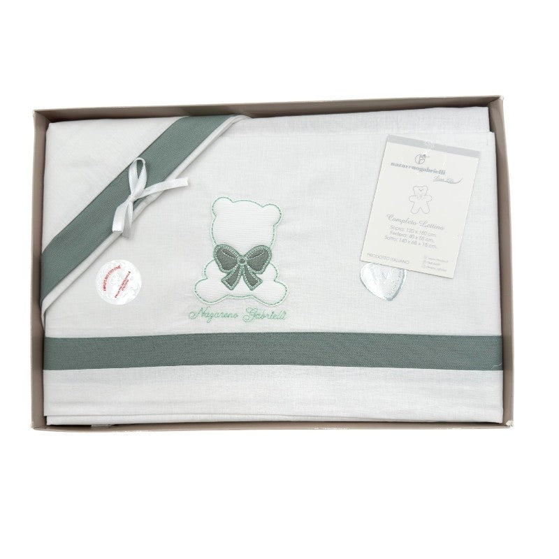 Completo Culla/Lettino Orsetto 100% Cotone