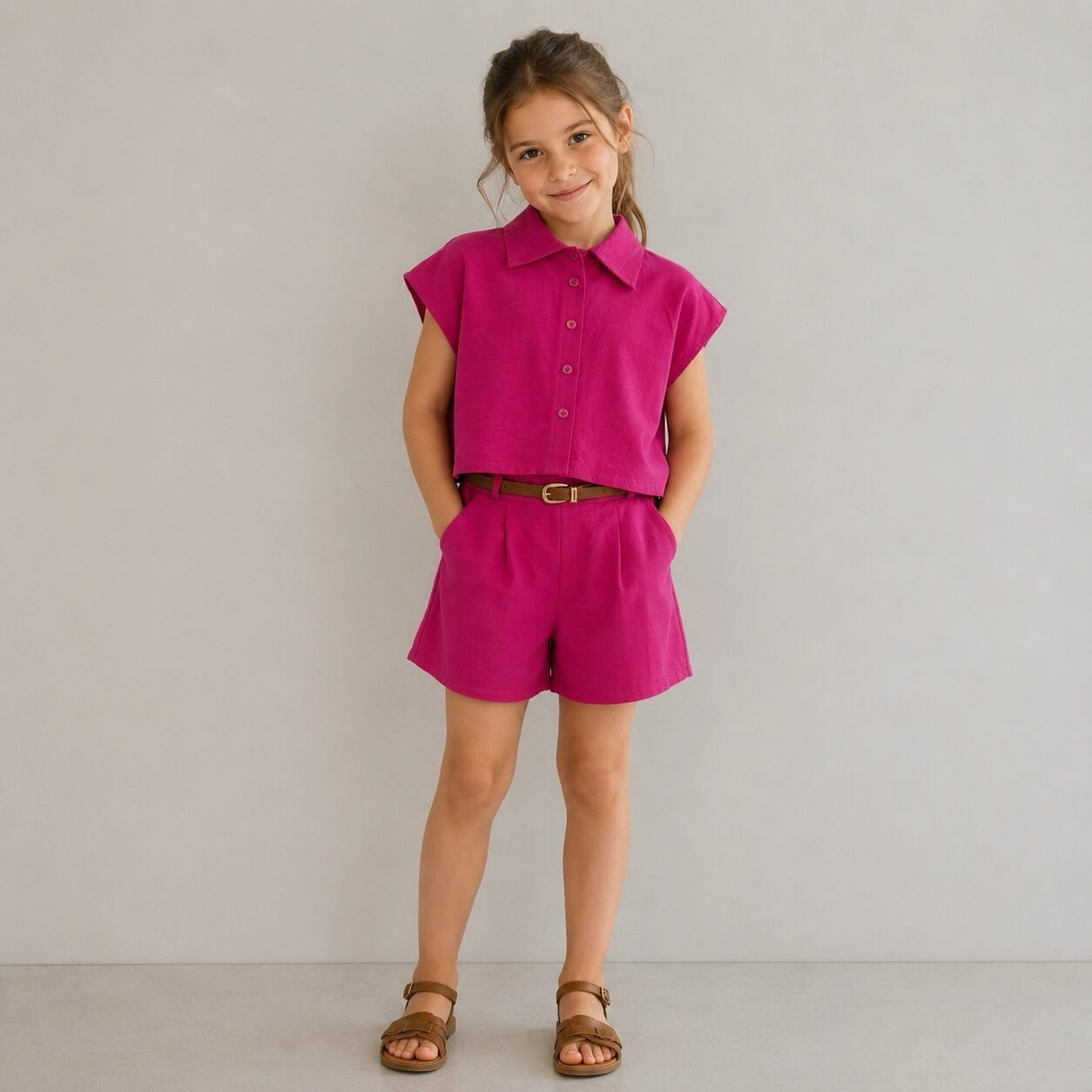 Completo Bimba In Lino