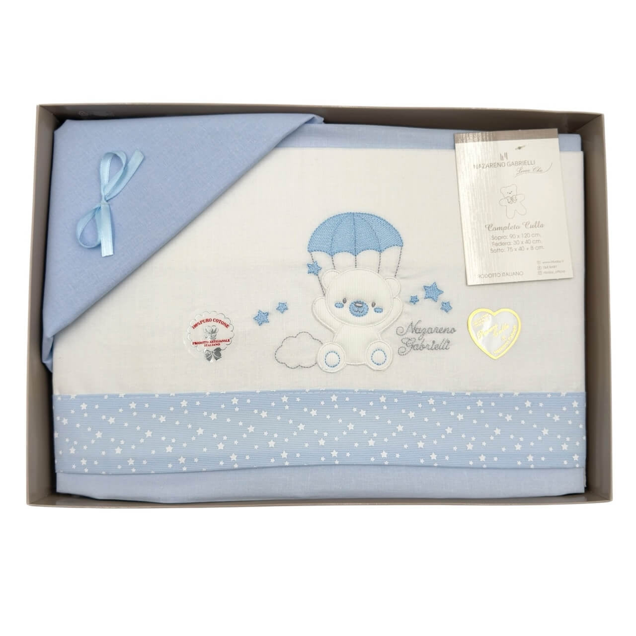Completo Culla/Lettino 100% Cotone