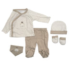 Set nascita 5 pezzi in caldo cotone - Les Jolies